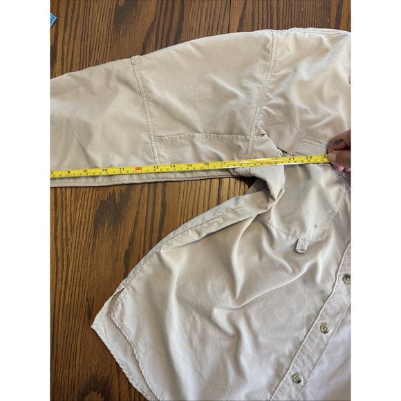 Columbia PFG long sleeve shirt tan medium - Picture 8 of 9